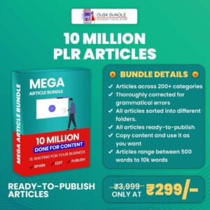 10 million PLR Article