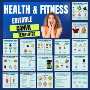 Health & Fitness Editable Templates