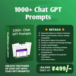 100+ Chat GPT Prompts