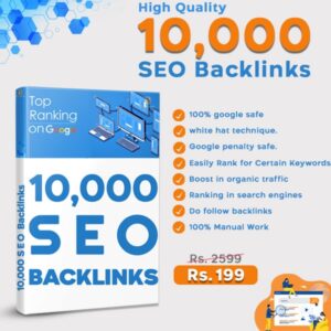 10,000+ SEO BACKLINKS