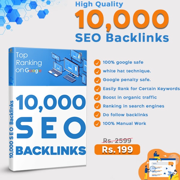 10,000+ SEO BACKLINKS